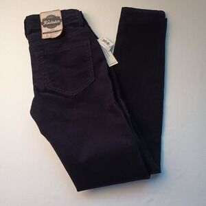 NWT Old Navy Corduroy Jeans Size 0 The Rockstar Low Rise Skinny Leg Black